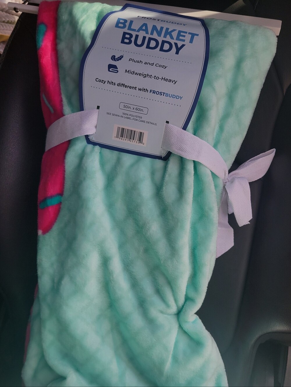 New FrostBuddy Kids Blue Plush Blanket Buddy Drip Ice Cream Cone
